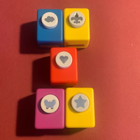 5 decorative hole punches NEW - Picture 1 of 4